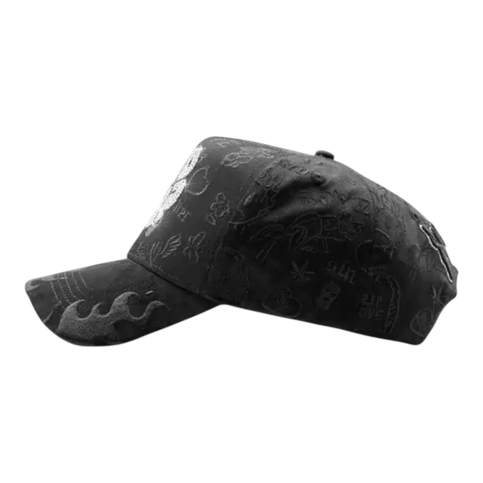 Gorra Dandy Hats x Junior H Sad Boys Negra Ajustable Calidad G5