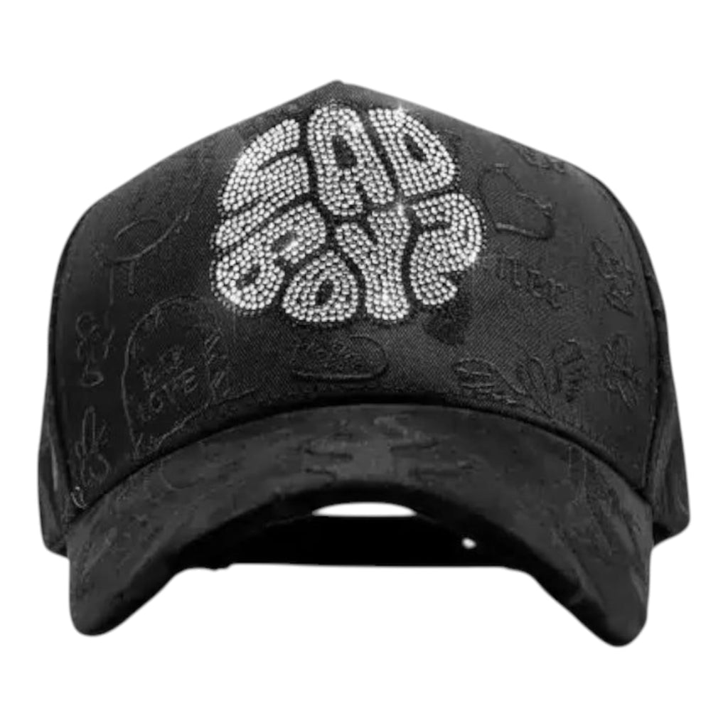 Gorra Dandy Hats x Junior H Sad Boys Negra Ajustable Calidad G5