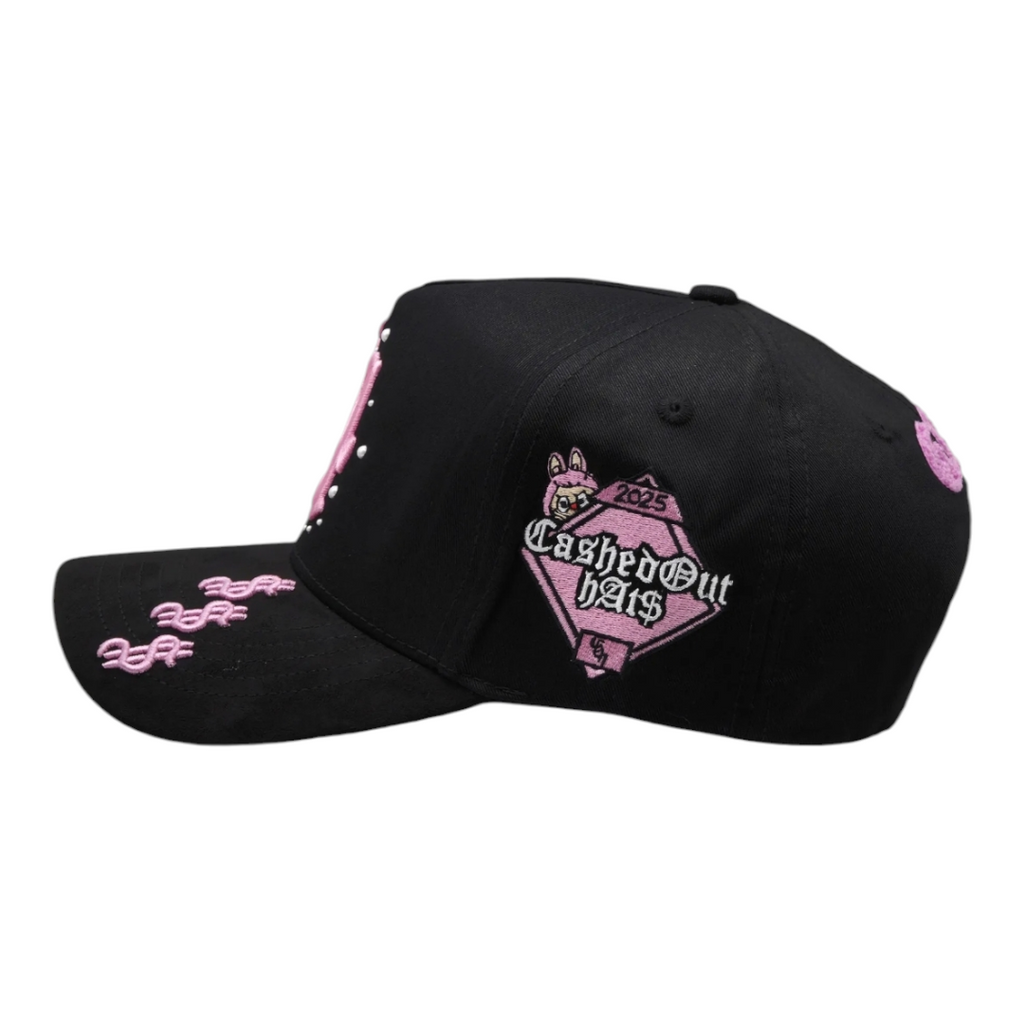Gorra Cashed Out Labubu Rosa Calidad g5