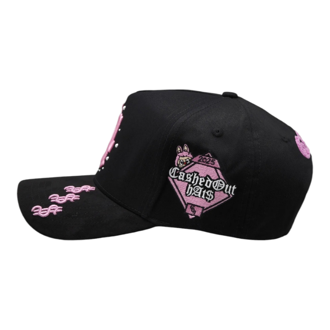 Gorra Cashed Out Labubu Rosa Calidad g5